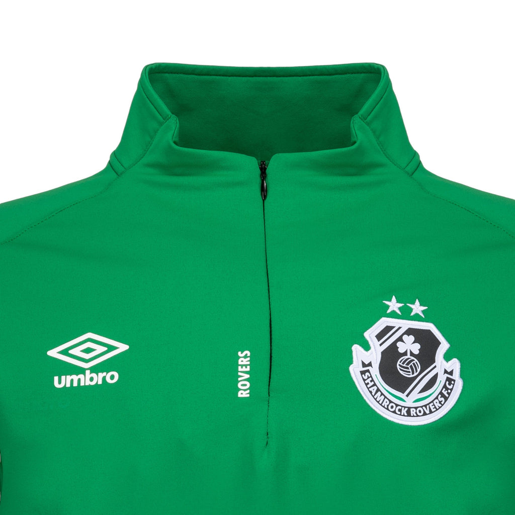 Umbro-Shamrock-Rovers-2024-Midlayer-Quarter-Zip-Green