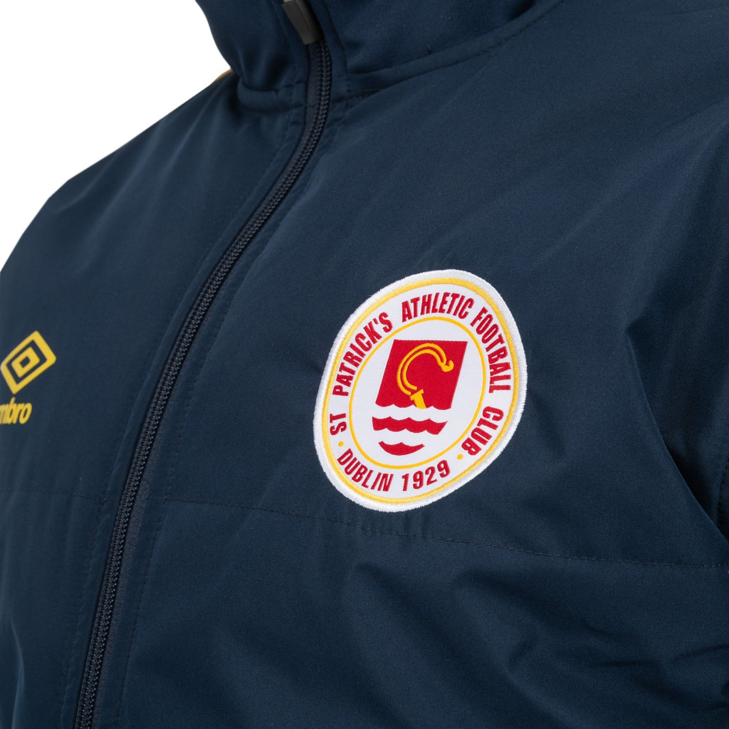 umbro-st-patricks-athletic-2024-hybrid-jacket-navy