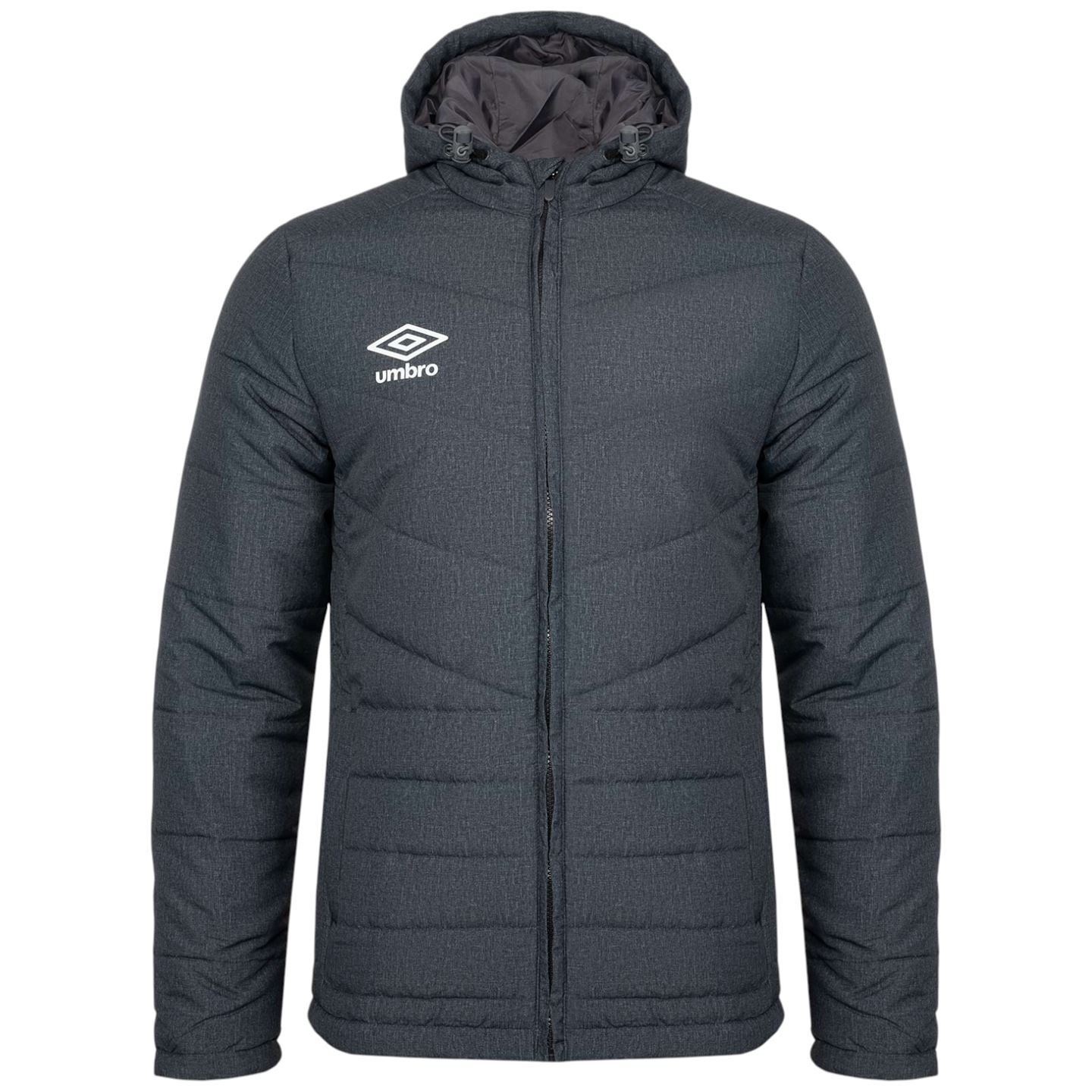 Umbro Padded Mens Full-Zip Hooded Jacket - Main Image