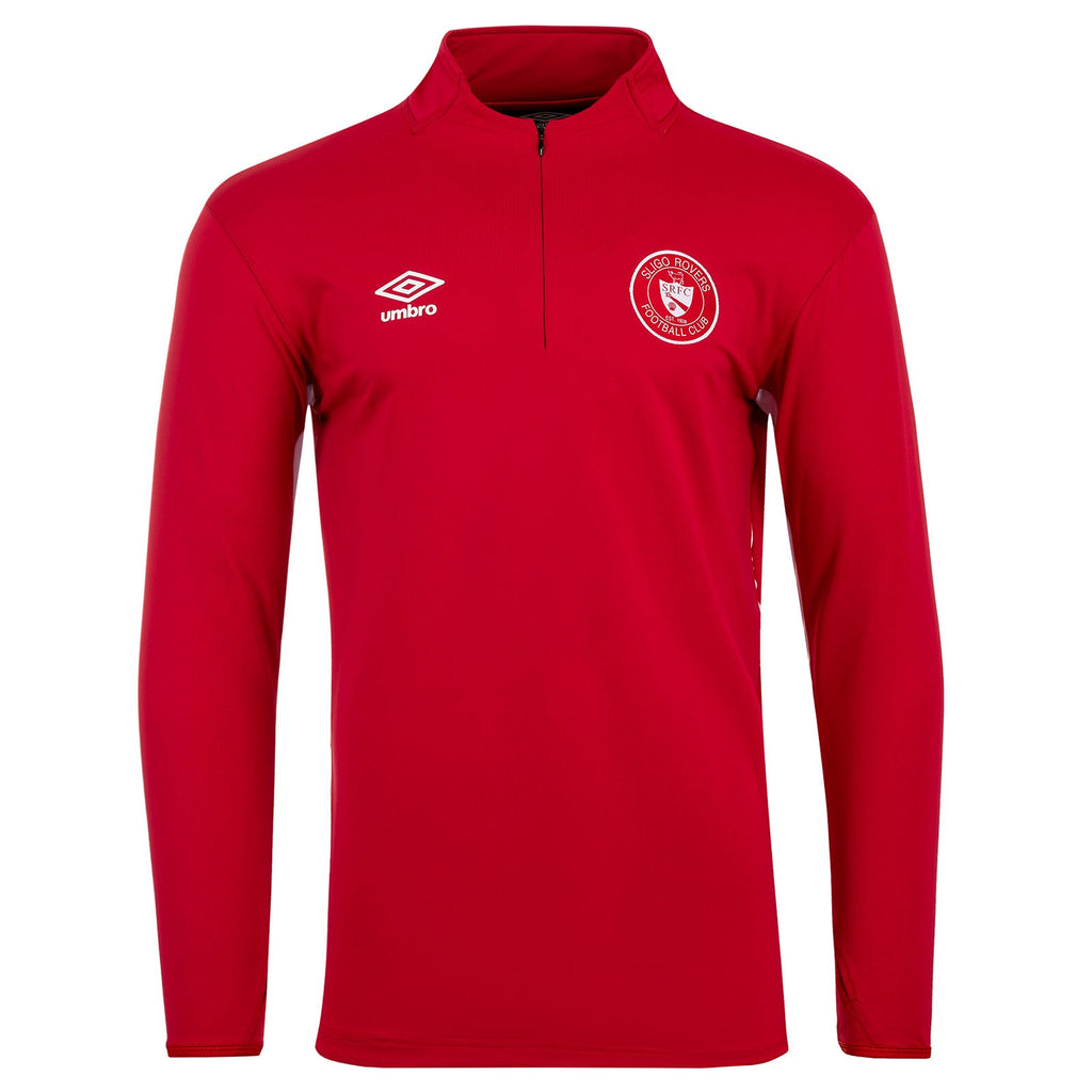 Umbro Sligo Rovers Football 2026 Mens Half-Zip Mid-Layer Top