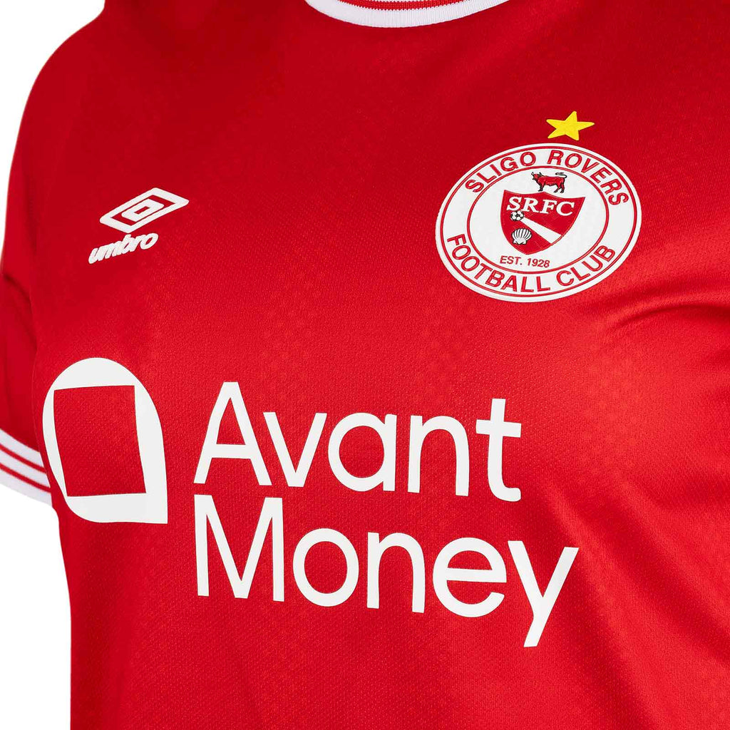 UMBRO Sligo Rovers 26 Wmn Home Jrsy Red