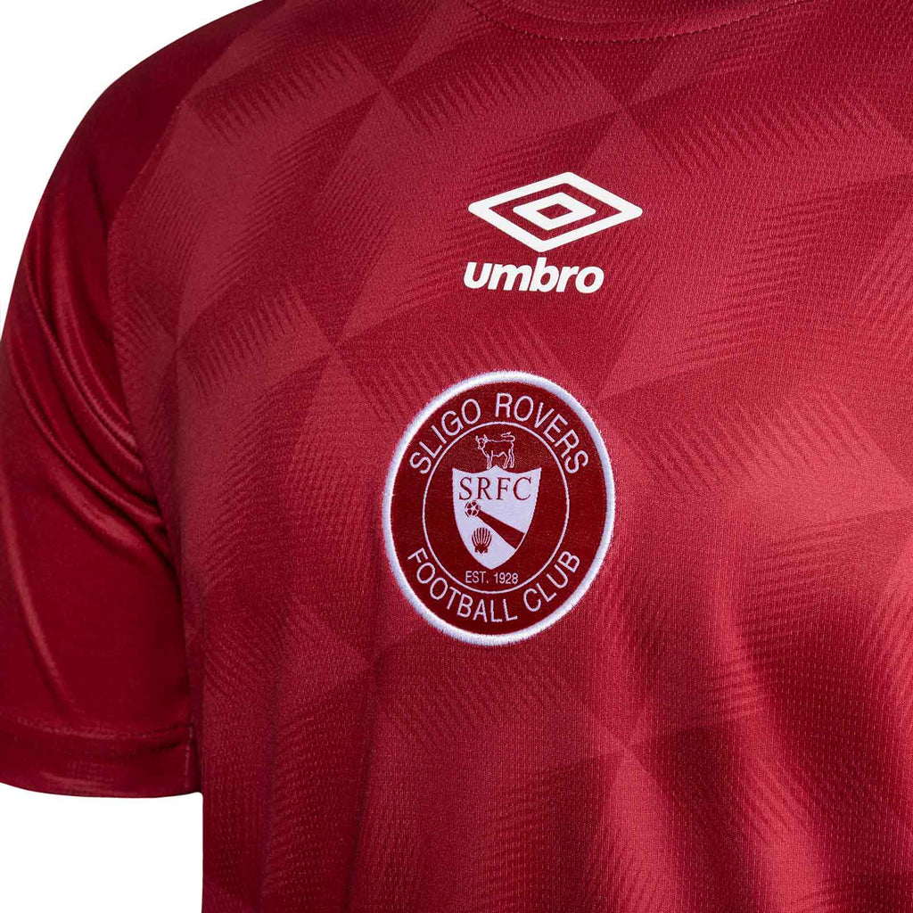 UMBRO Sligo Rovers 26 Warm Up Jersey Red