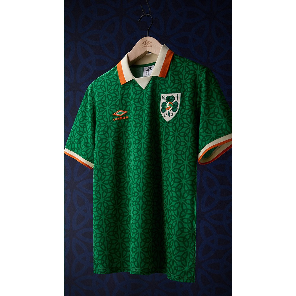 Umbro Ireland Rugby Clothing Umbro 17-3 Football Jersey Green