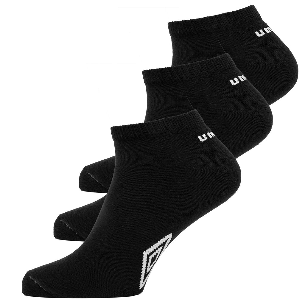 Umbro-Cushion-Low-Ankle-Socks-3-Pack-Black