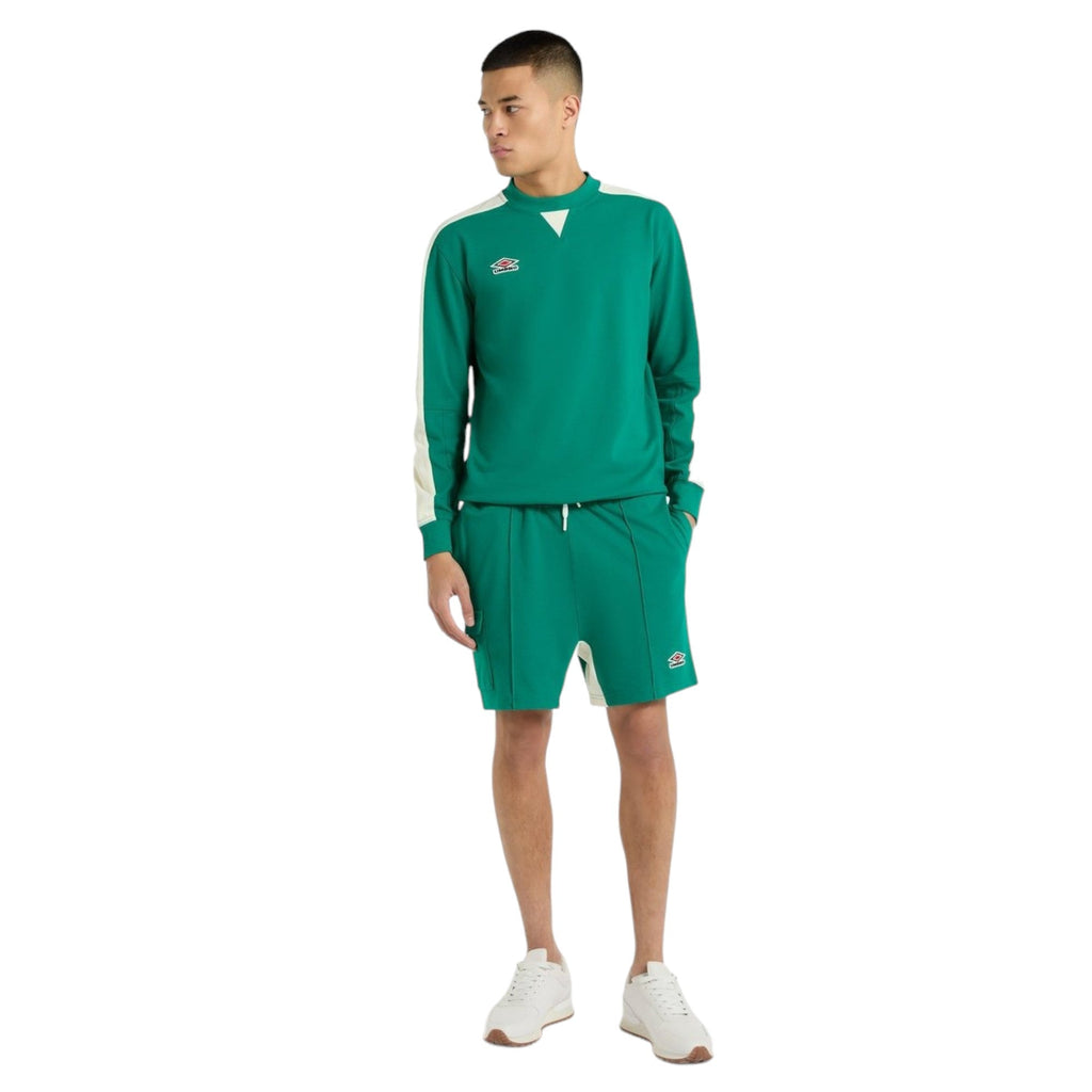 Umbro-Panelled-Mens-Shorts-Green
